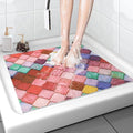 Shower Mat Non-Slip, 24x 24 Inch Square, Soft Comfort Bath Mats by Unknown
