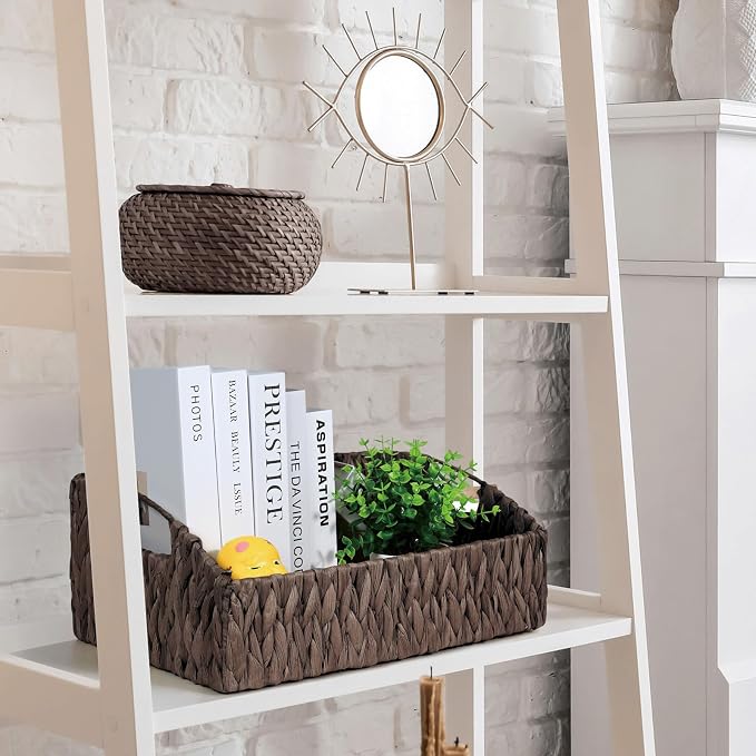 Ollieroo Rattan Storage Baskets, Handwoven Wicker Storage Bins - Image 5