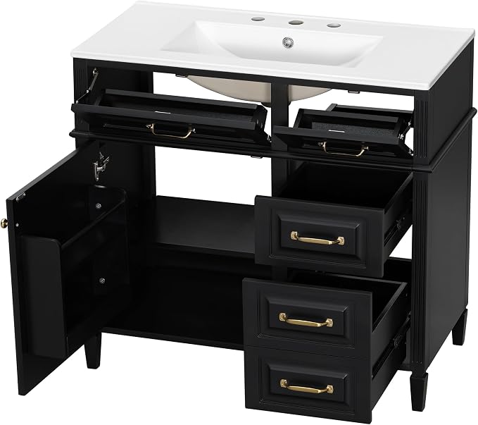 Harper & Bright Designs 36" Bathroom Vanity - Image 9