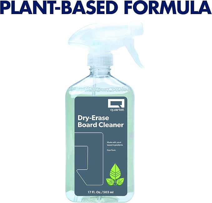 Quartet Dry Erase Board Cleaner Spray, 17fl.Oz/503ml Whiteboard Cleaning Bottle - Image 3