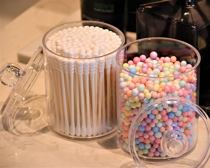 3 Pack Qtip Holder Storage Canister - Image 4