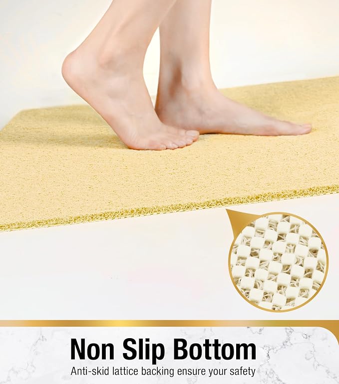 HITSLAM Square Shower Mat Non Slip, Bath Tub Mat - Image 3