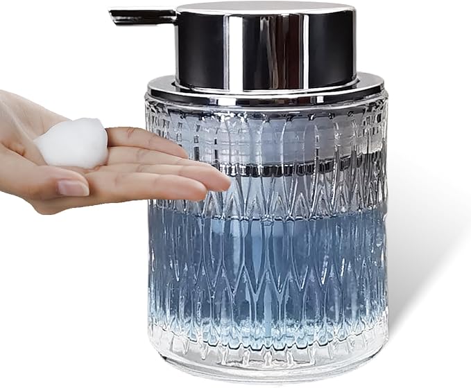 Glass Hand Foaming Soap Dispensers by Cendray