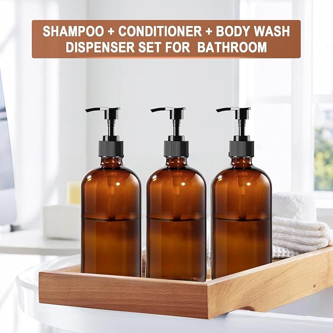 12 Pack 8 oz Amber Glass Bottles - Image 5