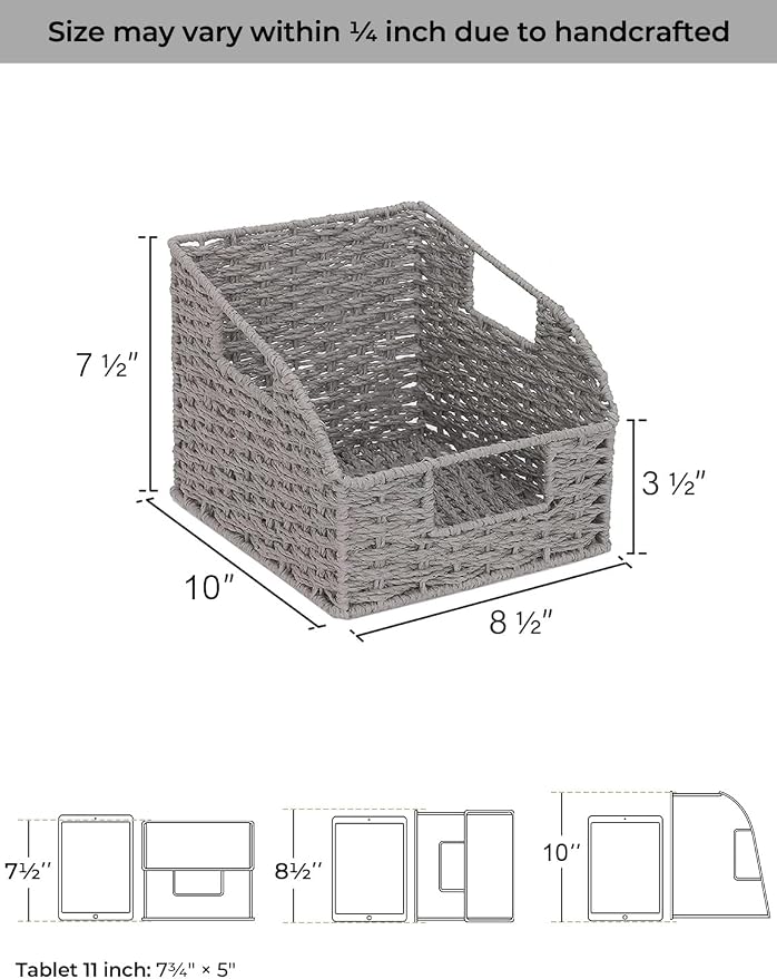 StorageWorks Wicker Baskets for Organizing, Pantry Organizers and Storage - Image 2