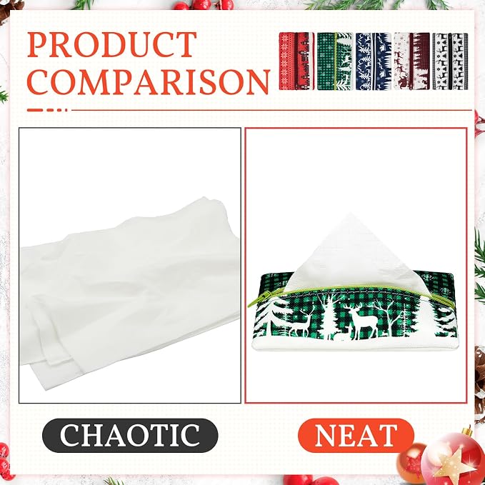 Sherr 5 Pieces Tissues Purse Pocket Tissue Holder Reusable Travel Tissue Pouch - Image 4