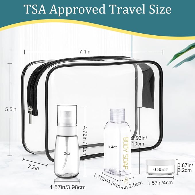 Cosywell 9PCS Leakproof Travel Bottles - Image 2