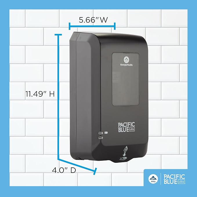 Georgia-Pacific Pacific Blue Ultra Automated Soap Dispenser, Wall Mounted - Image 5