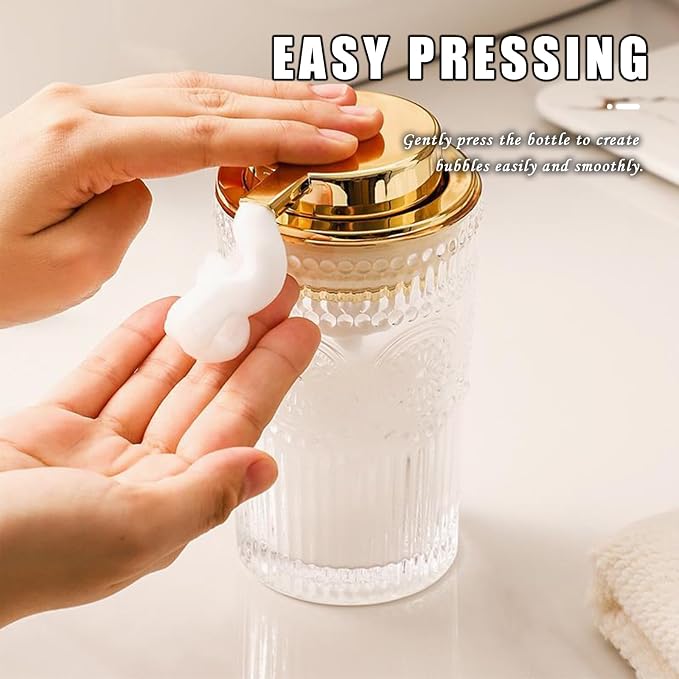 Foaming Soap Dispenser for Kitchen & Bathroom Liquid Kitchen Dish Refillable - Image 3