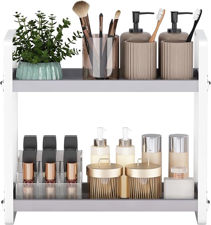 Bathroom Counter Organizer, Bathroom Countertop Organizer, Counter Shelf by HNRLOY
