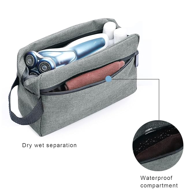 Etercycle Toiletry Bag for Men, Portable Travel Toiletry Organizer Bag - Image 3