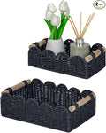 CubesLand Scalloped Edge Decor Baskets by CubesLand