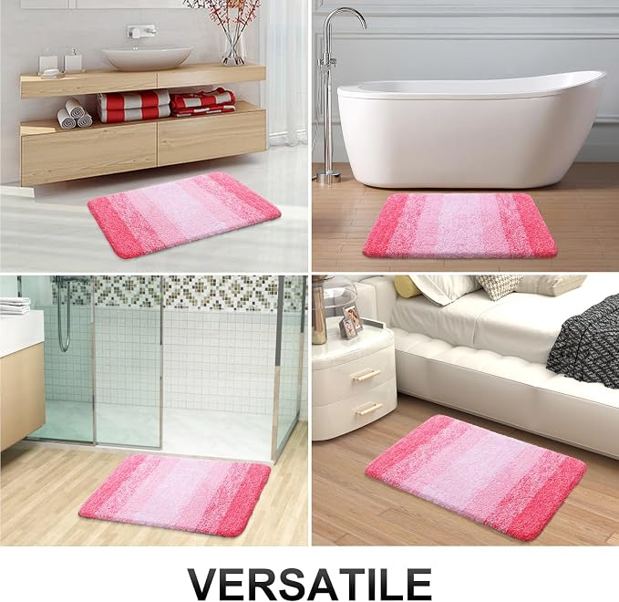 OLANLY Bathroom Rug Set 2 Piece, Soft Absorbent Microfiber Bath Rug Set - Image 8
