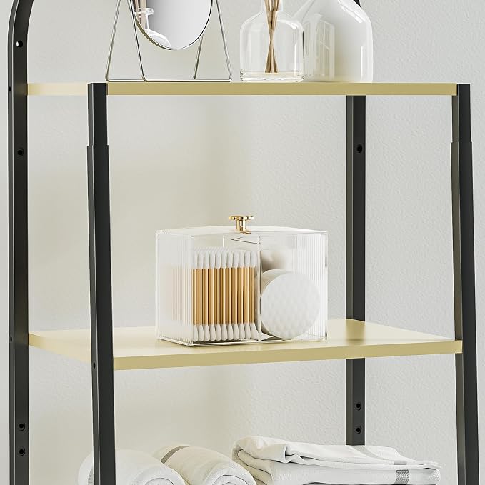 Q Tip Holder for Bathroom with 3 Compartments, Cute Clear Plastic Bathroom - Image 6