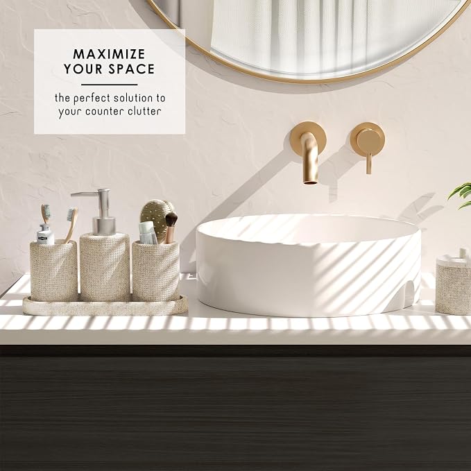 Clara Clark Beige Bathroom Set - Image 7