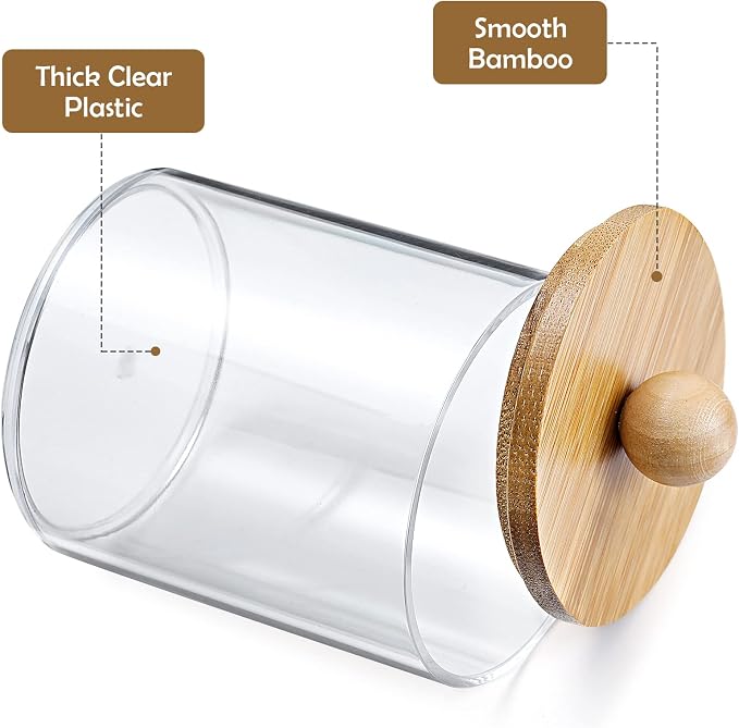 6-Pack Bamboo Qtip Holders - Image 5