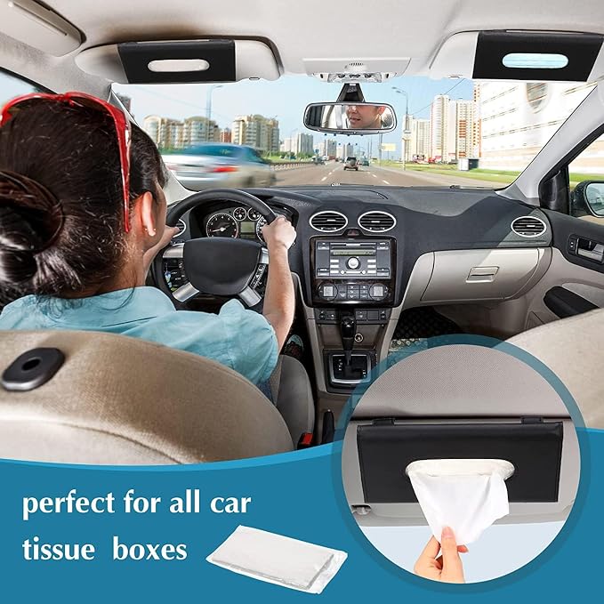 Car Tissue Refills, Auto Travel Tissue Packs, Facial Napkin Refills - Image 4