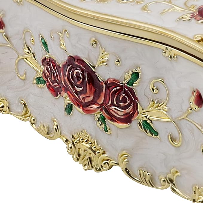 9.45"x5.43"x3.94" Luxurious Rose Tissue Box - Image 8