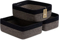Large Shallow Organizing Baskets 15x11x5.1 Inches by MiniArkStorageBasketsHome