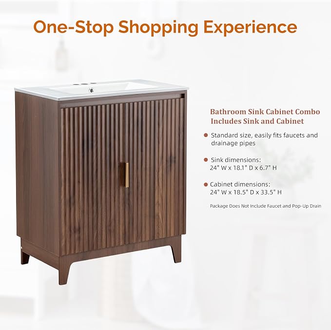 VINGLI 30 Inch Bathroom Vanity - Image 8