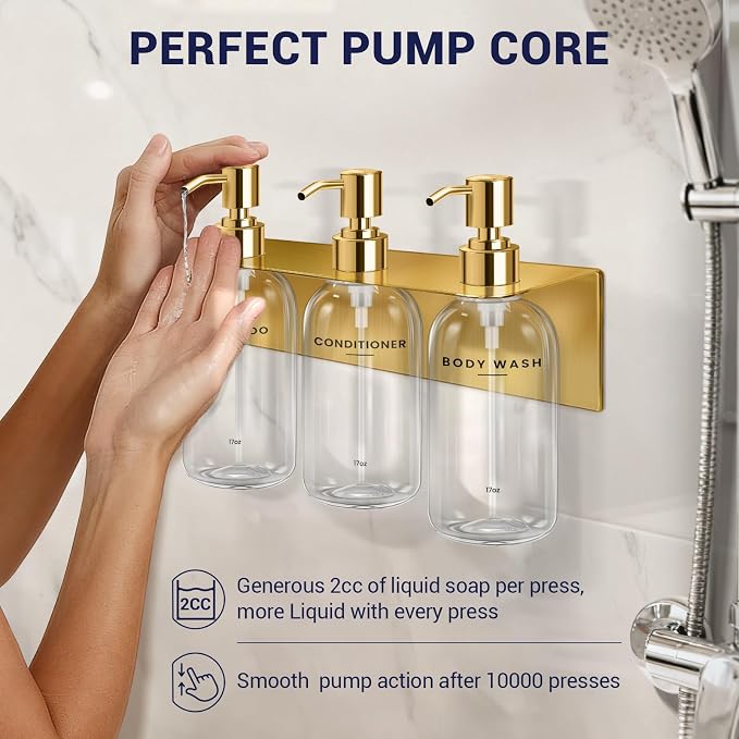 KLL Shampoo and Conditioner Dispenser - Image 5
