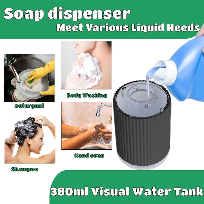 Automatic Soap Dispenser, Touchless Foaming Soap Dispenser Bathroom, Upgrade - Image 3