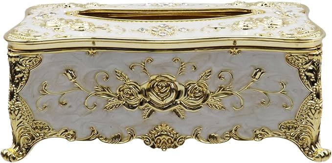 9.45"x5.43"x3.94" Luxurious Rose Tissue Box - Image 4