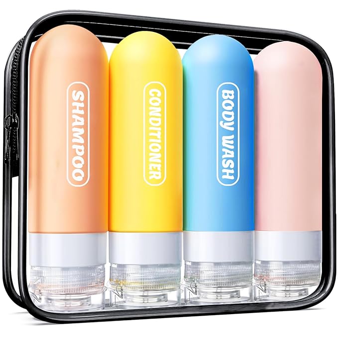 Silicone Travel Bottles for Toiletries by Unknown