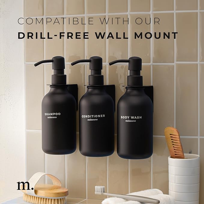 MaisoNovo Refillable Shampoo and Conditioner Bottles - Image 7