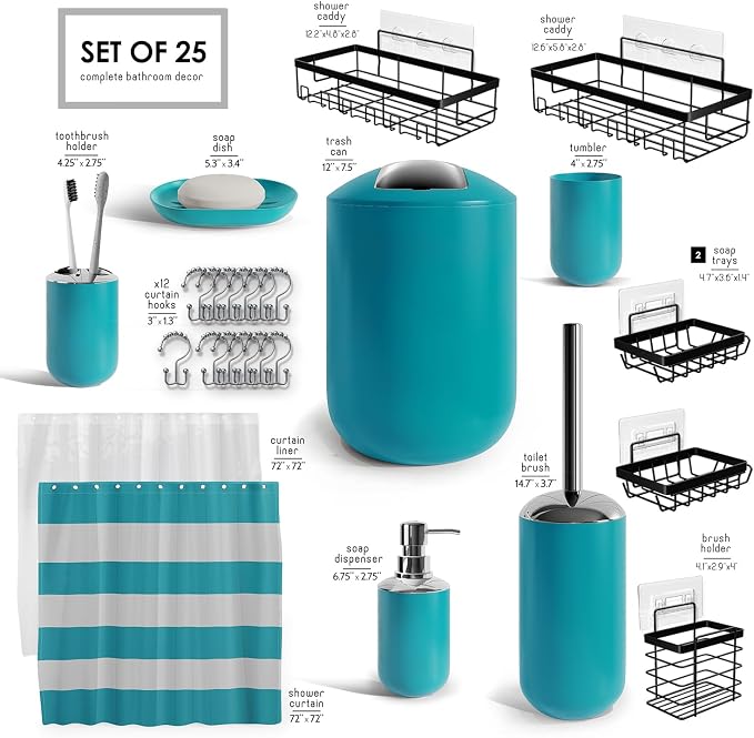 Clara Clark Bathroom Accessories Set - Image 2