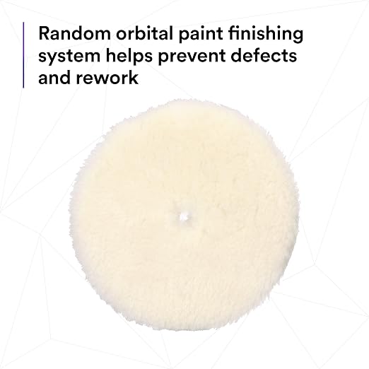 3M Perfect-It Random Orbital Medium Wool Compounding Pad, Orbital Pads - Image 4