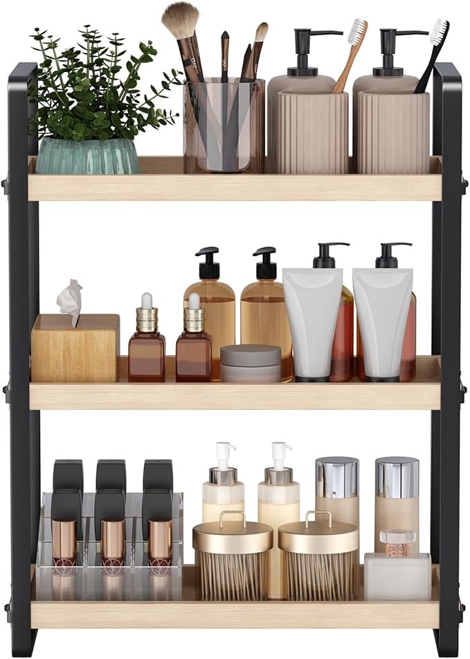 Bathroom Counter Organizer, Bathroom Countertop Organizer, Counter Shelf by HNRLOY