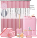 Pink Bathroom Accessories Set Bathroom Set by BetterbathroomwithXLHOME