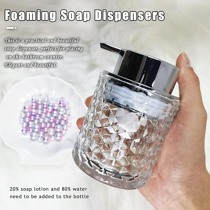 Glass Hand Foaming Soap Dispensers - Image 3