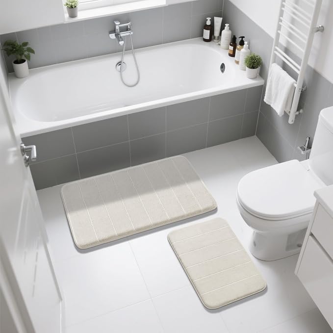 Yimobra Memory Foam Bathroom Rugs Sets 2 Piece - Image 7
