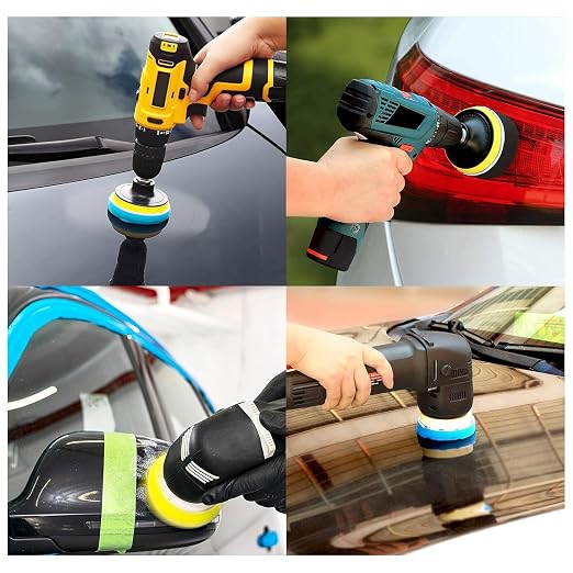 Car Foam Polishing Buffing Kit, Polishing Buffing Pads, Wool Pads, Polishing & - Image 8