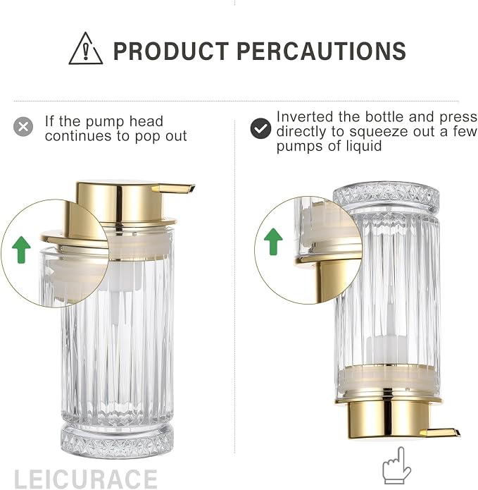 Glass Foam Soap Dispenser, Refillable Faming Dispenser - Image 9