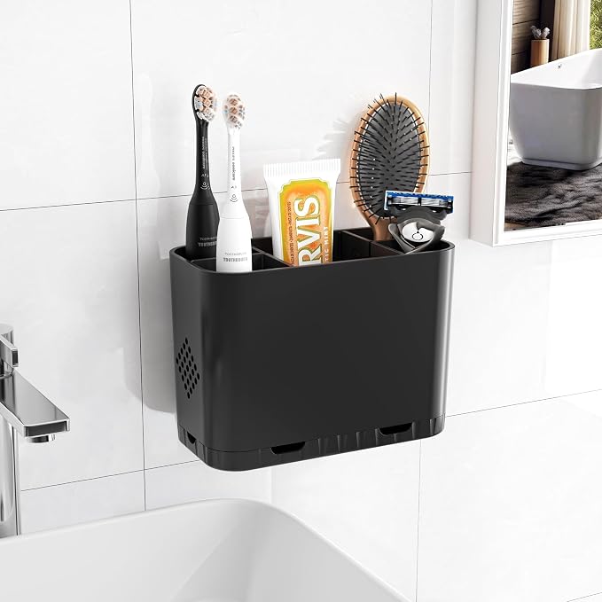 Toothbrush and Toothpaste Holders by Homtalker