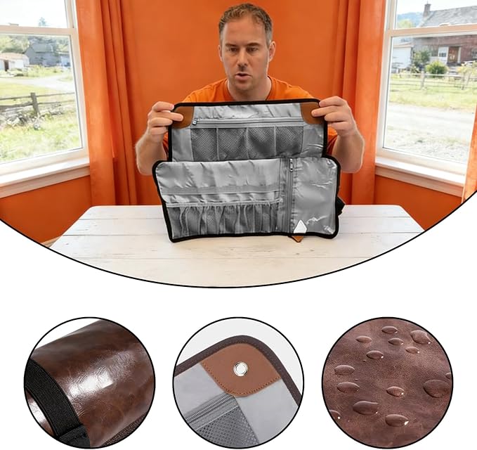 Men's Toiletry Travel Bag, Bathroom Bag - Image 3