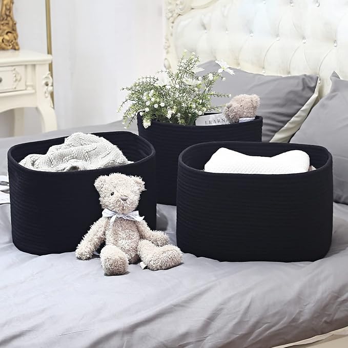 Cotton Rope Storage Basket, Woven Basket - Image 9