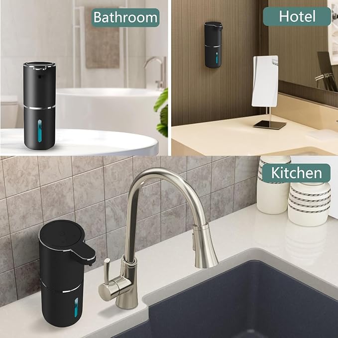 2Pack Automatic Soap Dispenser Touchless Foaming Soap Dispenser USB - Image 5