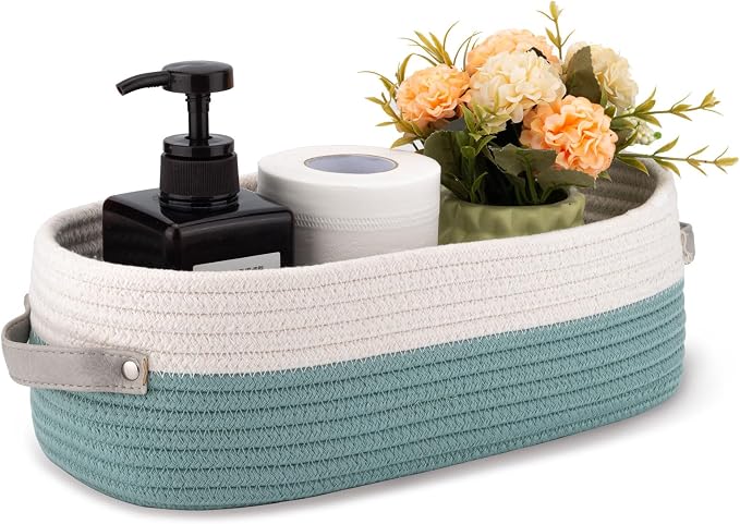 Cotton Rope Woven Toilet Paper Baskets by Oradrem