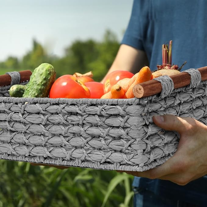 Small Storage Basket Wicker Baskets - Image 5