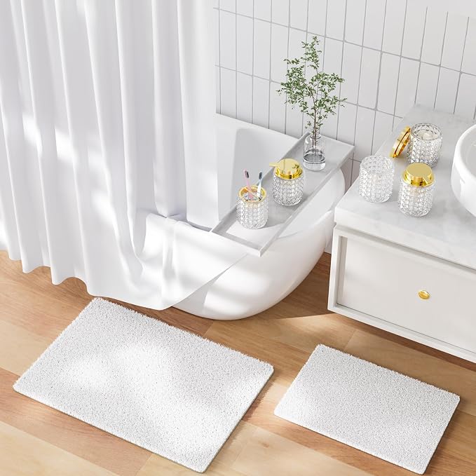 Bathroom Sets with Shower Curtain and Rugs and Accessories, Glass Bathroom - Image 4