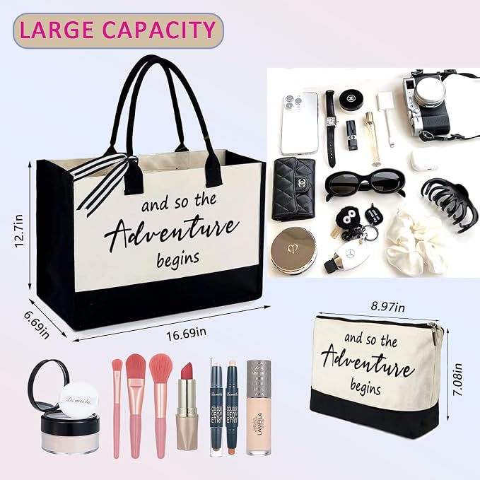 Adventure Canvas Tote Bag, Bridal Shower Gifts - Image 3