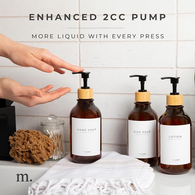 MaisoNovo Refillable Shampoo and Conditioner Bottles - Image 5