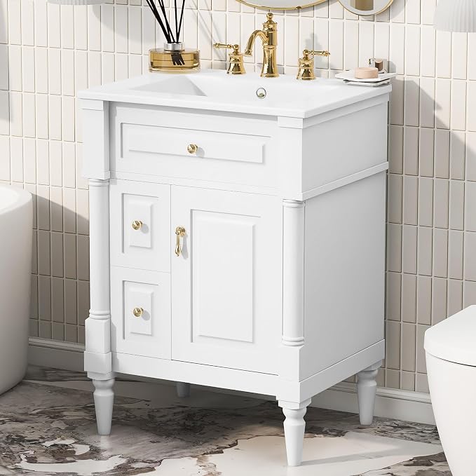Harper & Bright Designs 24" Bathroom Vanity - Image 3