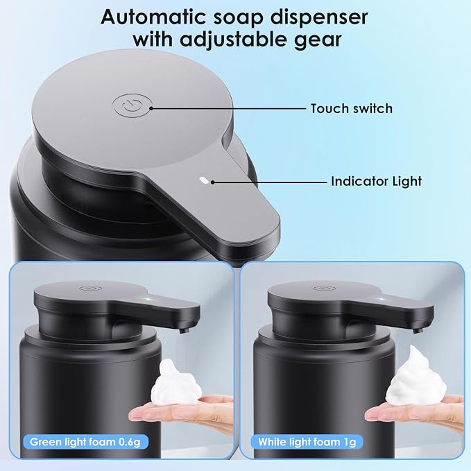 Automatic Soap Dispenser Touchless Foaming: Soap Dispenser Rechargeable - Image 7