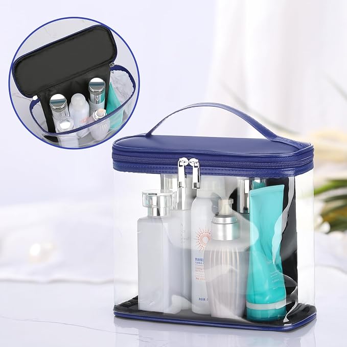 HAOGUAGUA Heavy Duty Leak Proof Clear Travel Bags - Image 3
