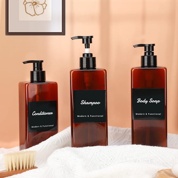 Suream Amber Shampoo and Conditioner Dispenser - Image 7
